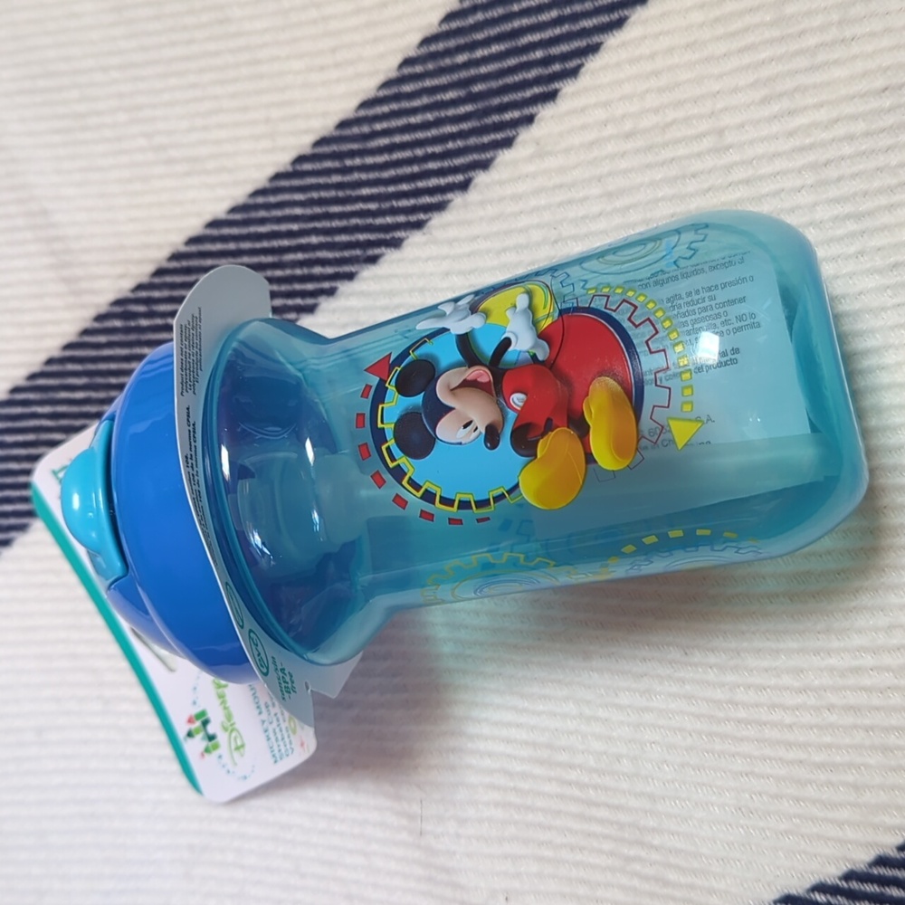 Mickey Mouse 10 OZ Covered Straw Cup